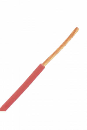 Bobina de 304.8 Metros (1000 Pies) de Cable Automotriz TXL / Calibre 18 de Color Rojo / Conductor de Cobre Desnudo Trenzado / Aislamiento XLPE / 50 Voltios / Rango Temperatura 51-125?C / Cumple Ford y Chrysler