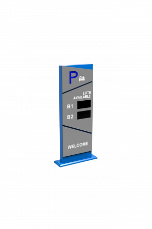 Pantalla Principal de Guía de Estacionamiento / 2 Módulos / Mensaje de Bienvenida / Uso con Aplicación de Guía de Estacionamiento