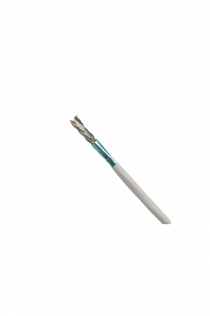 Bobina de Cable UTP de 4 Pares, Cat6A, 23 AWG, CMP (Plenum), Color Blanco, 305m