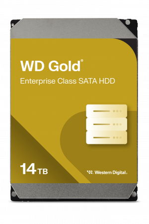 Disco Duro Empresarial WD Gold / SATA 6 Gb/s / 14 TB / 7200 RPM / Tecnología HelioSeal / ArmorCache / 5 Años Garantía / 2.5M Horas MTBF