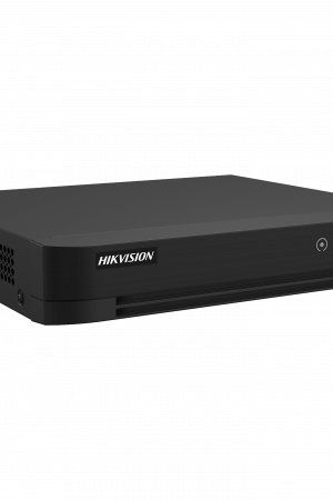 DVR 4 Canales TURBOHD + 4 Canales IP / 8 Megapixel (4K) / Audio Bidireccional / ACUSENSE / 1 Bahía de Disco Duro / Salida de Video en Full HD / H.265+