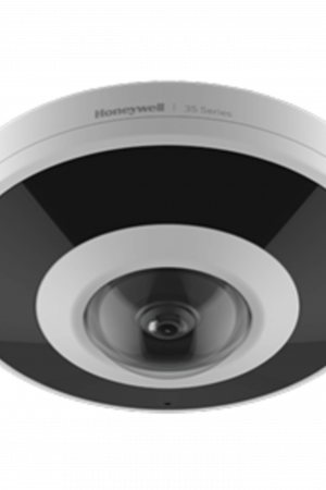Cámara Fisheye 35 Series 6MP / 12MP / Visión 180° / WDR 120 dB / IR 20 mts / IP67 IK10 / H.265 HEVC / Audio Bidireccional / Análisis de Video / Compatibilidad ONVIF / PoE