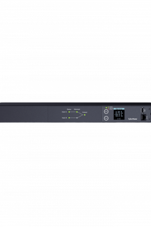 PDU ATS (Fuente Redundante Auto-transferible) Medible, Para Distribución de Energía, 2 Entradas 120 Vca NEMA5-15P, Con 10 Salidas NEMA 5-15R, Horizontal 19in, 1UR