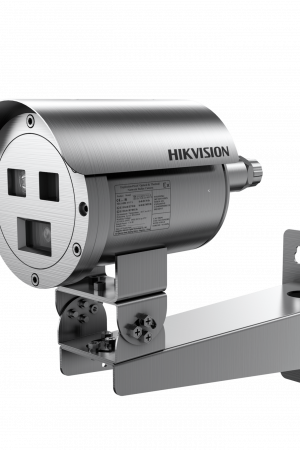 Bala IP Térmica Dual / Termico 9.7 mm (256 X 192) + Óptico 8 mm (4 MP) / Termométrica / Detección de Temperatura / IP68 / 30 mts IR / Antiexplosión / Anticorrosión