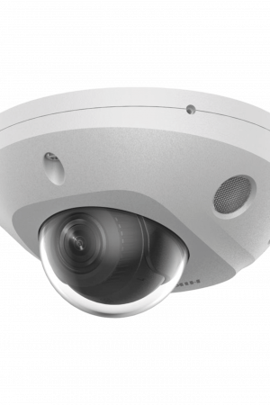 [Dual Light + 2 Micrófonos Integrados] Mini Domo IP 4 Megapixel / Lente 2.8 mm / 30 mts Luz Blanca + 30 mts IR / ACUSENSE / Exterior IP67 / IK08 /  WDR 120 dB / PoE / ONVIF / MicroSD / ACUSEARCH