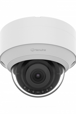 Cámara IP Tipo domo Antivandálica 5 Megapíxel / Lente fijo 4mm / IR 30M / WDR 120db / IP66 / H.265 & WiseStream / Inteligencia Artificial Deteccion de Personas y vehiculos