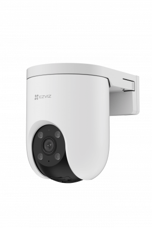 Cámara PT / Wi-Fi / Resolución 3 Megapixel (2K) / Audio de Dos Vías / Visión Nocturna en Color / AI Detección de Humanos y Vehículos / Defensa Activa con Sirena y Luz Estroboscópica / IP65