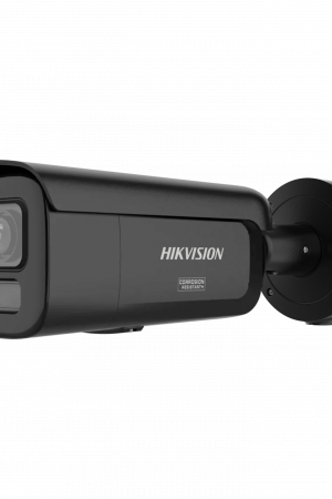 [Dual Light + ColorVu 3.0 + HikAI] Bala IP  4 Megapixel / Lente Mot. 2.8 a 12 mm / 60 mts IR + Luz Blanca / Exterior IP67 / WDR 130 dB / ACUSENSE 3.0 / Microfono Integrado / Metal / NEMA 4X / ACUSEARCH