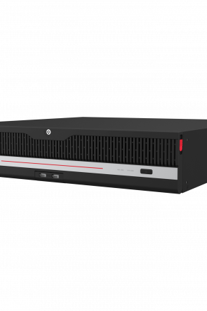 NVR 12 Megapixel (4K) / 32 Canales IP / 8 Bahías de Disco Duro / 2 Tarjetas de Red / Soporta RAID / HDMI en 4K / Soporta POS / Reconocimiento Facial / Bases de Datos / Hasta 100,000 Fotografías
