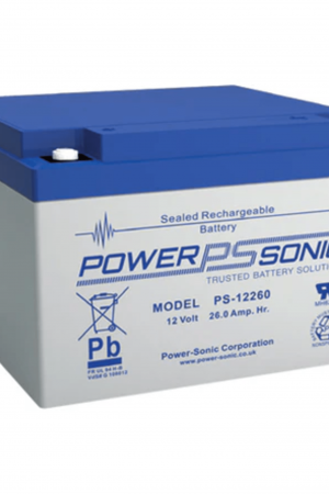 Batería 12V, 26AH, Para Respaldo, Tecnologías AGM/VRLA, 5 Años Vida Útil, Terminales M5, Reconocida UL