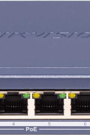 Switch PoE+ / Administrable / 8 Puertos 1000 Mbps PoE+/ 2 Puertos SFP / Configuración Nube desde Hik-PartnerPro / Modo Extendido hasta 300 Metros / 110 W