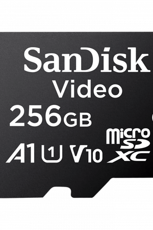 Memoria microSD SanDisk 256GB / Alta Resistencia / Videovigilancia / Clase 10