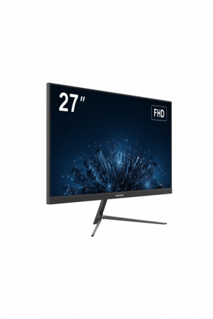Monitor LED Full HD (1080p) de 27" / Bocinas Integradas / 100 Hz / Ideal para CCTV, Oficina y Hogar / Entrada HDMI-VGA / VESA (100 X 100) / Uso 24/7 / IPS / Ultra Delgado
