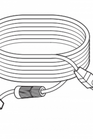Cable Extensi?n de 15 Metros (49.21 Pies) para Colocar Lentes Remotos Compatible con C?mara PNM-9000QB Hanwha