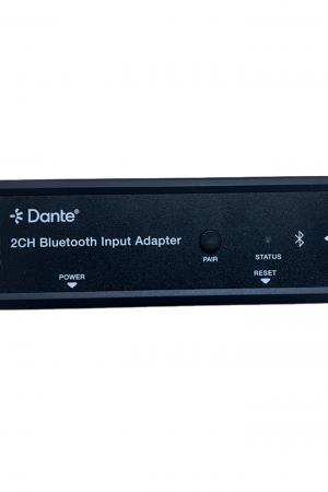 Extensor de Audio Dante® 2CH Bluetooth Input Adapter | Entrada Bluetooth 2 Canales | Salida Dante® Digital | Latencia Configurable 1-5 ms | Compatible HDMI 1.4 | HDCP 1.4 | PoE IEEE802.3af | Distancia de Transmisión 100 m