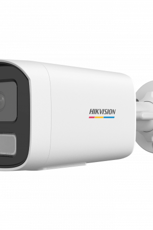 [ColorVu 3.0 + MD 3.0] Bala IP 6 Megapixel / Lente 4 mm / 50 mts IR + 50 mts Luz Blanca / Micrófono Integrado / ACUSENSE Lite / Exterior IP67 / WDR 120 dB / PoE / Micro SD