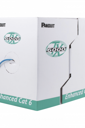 Bobina de Cable UTP 305 Metros (1000 Pies) de Cobre, TX6000™ PanNet, Reelex, Azul, Categoría 6 Mejorado (23 AWG), PVC (CM), de 4 Pares