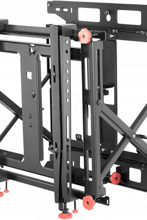 Soporte Muro para video wall LCD / Liberación Rápida / Para Pantallas 46"-60" / Ajuste Micro Sin Herramientas XYZ 1.5" / VESA 600x400 mm / Carga Máxima 56Kg / Gestión Integrada de Cables