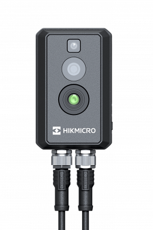 Cámara Térmica Cubo IP / 256x192 / Rango dual -20°C a 550°C / Precisión ±2°C / Lente 2.1mm F1.0 / Punto, línea, área / PoE / IP67 / Ideal para Sites o Lugares Pequeños