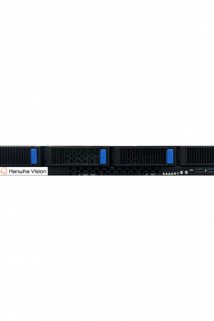 Servidor de Grabación / 1U / 4 Licencias Wisenet WAVE / 470 Mbps / Incluye 48TB / Intel Xeon 6333P / 16GB RAM / Dual SSD 480GB / 4x HDD 3.5" / RAID 0/1/5/6 / Windows IoT / HDMI-VGA / 2x GbE / IPMI / Fuente Redundante 450W / Riel Deslizante