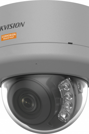 Domo IP 8 Megapixel / Lente Mot. 2.7 a 13.5 mm / Polimero Anticorrosivo (Ideal para Zonas Costeras o Alta Salinidad) / ColorVu / Dual Light (40 mts IR + 40 mts Luz Blanca) / WDR 130 dB / Exterior IP68 / IK10