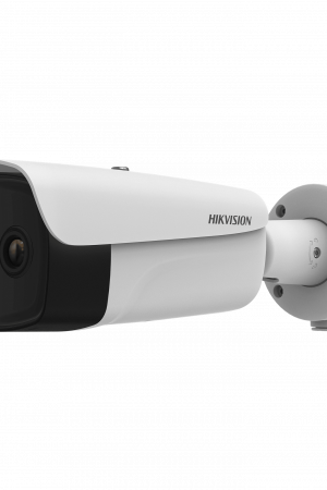 Bala IP Dual / Térmica 25 mm (384 X 288 ) / Óptico 12.4 mm (4 Megapixel) / 100 mts IR / IP67 / PoE / VCA 3.0 / NEMA 4X / Termométrica / Detección de Temperatura y Fuego / Micro SD