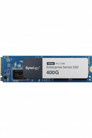 SSD 400 GB NVMe M.2 Serie Enterprise | SSD 400 GB | Alto Rendimiento Hasta 660000 IOPS Lectura | Resistencia Hasta 2900 TBW | Protección de Datos Integral | Análisis de Vida Útil | Diseñada para Sistemas Synology.