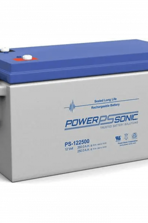 Batería 12V, 260AH, Para Respaldo, Tecnologías AGM/VRLA, 5 Años Vida Útil, Terminales B (M8), Reconocida UL
