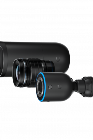 UniFi Protect AI DSLR – Cámara 4K PoE+ para Interior/Exterior con Sensor de Alta Sensibilidad, Lente Fija Gran Angular de 17 mm y Analítica Avanzada por IA