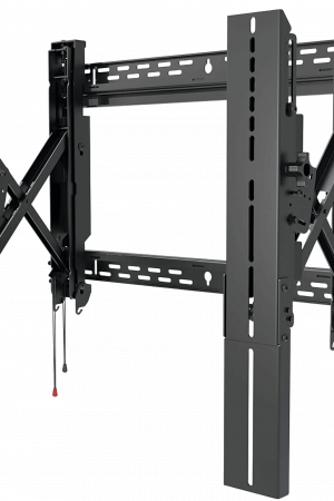 Soporte de Pared Universal Tijera SmartMount / Extensión 12 pulgadas (305 mm) / Carga Máxima 200 lb (90.7 kg) / Ajuste Tilt +15°/-2° con IncreLok / Patrón VESA 200x100 a 600x600 mm / Apertura Abierta para Cajas Empotradas / In