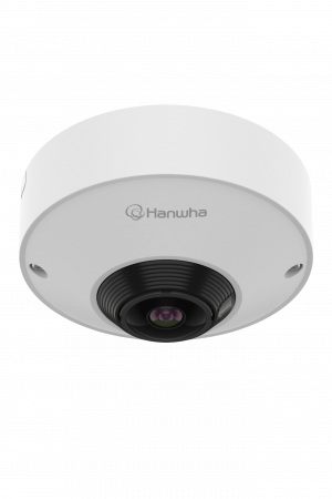 Cámara Ojo de Pez AI 12MP / Resolución 3584x2688 / Lente 1.76mm F1.8 / WDR 120dB / WiseNR II AI / Detección Persona-Vehiculo / PoE 7.3W / IP42 para uso interior