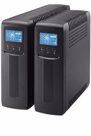 UPS de 1500 VA/900 W, Topología Línea Interactiva, Entrada 120 Vca NEMA 5-15P, Tipo Mini Torre, Con 12 Tomas NEMA 5-15R