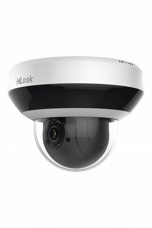 Mini PTZ IP 2 Megapixel / 4X Zoom / Audio Bidireccional / H.265+ / 20 mts IR EXIR / WDR 120 dB / PoE / IK10 / IP66 / Ultra Baja Iluminación / Micrófono Integrado / Micro SD