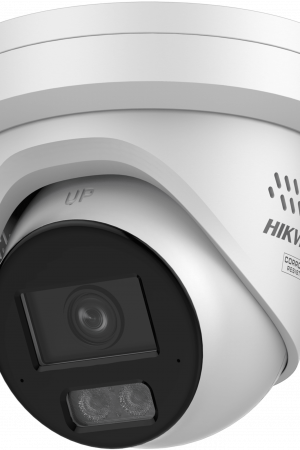 [Dual Light + 2 Micrófonos Integrados] Turret IP 8 Megapixel (4K) / Lente 2.8 mm / 30 mts Luz Blanca + 30 mts IR / ACUSENSE / Exterior IP67 / WDR 120 dB / PoE / ONVIF / Micro SD / Metal / ACUSEARCH